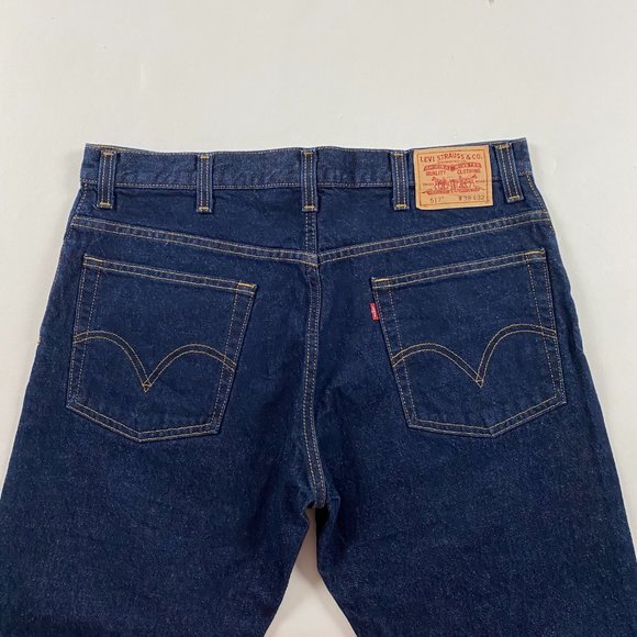 NWOT Levi's 517 Bootcut Jeans 38 x 32 Blue Cotton Boot Cut - Picture 4 of 14